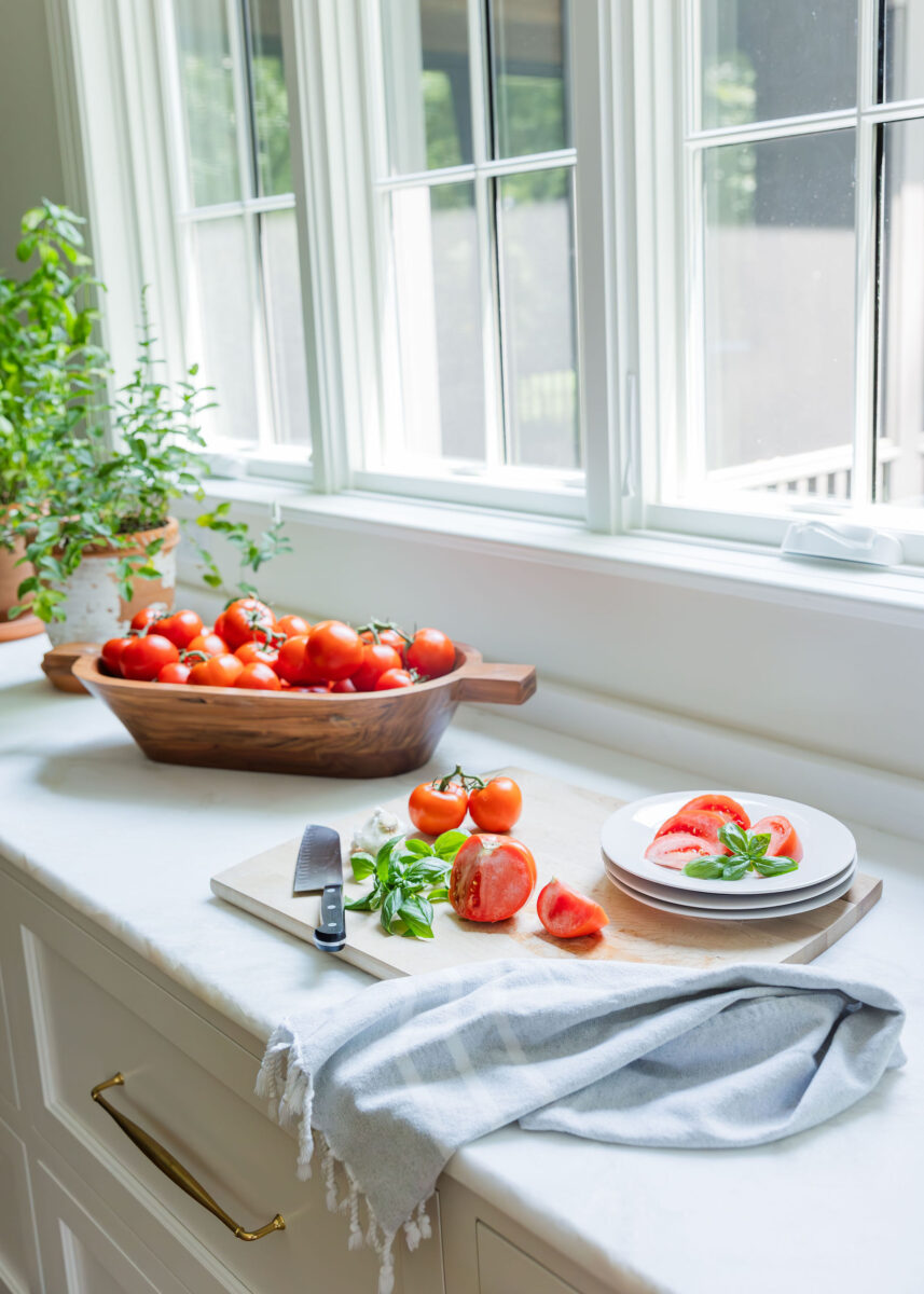 Honed marble countertops with custom inset maple cabinets | Twin Construction 