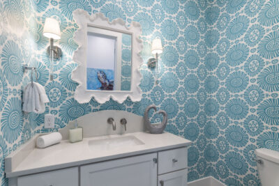 Wall Paper Bathroom | Twin Construction