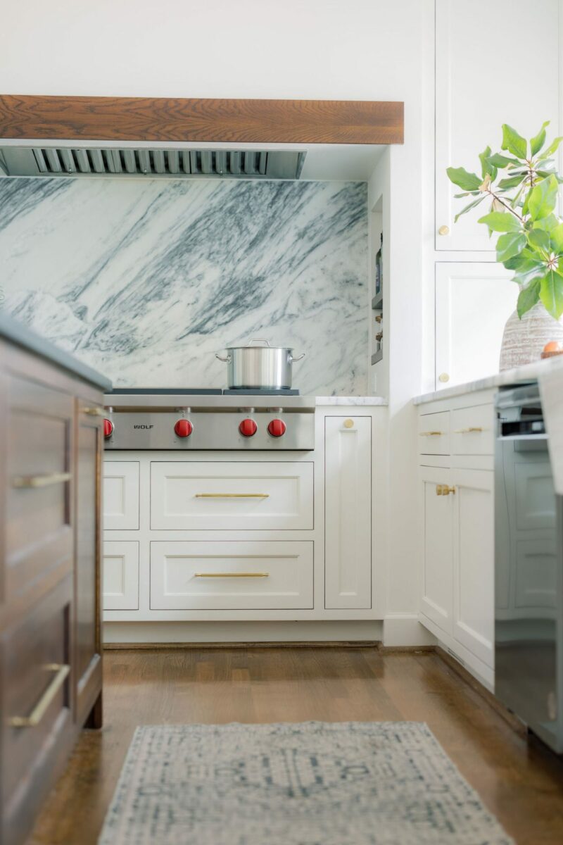 White Custom Cabinets by Twin Construction 