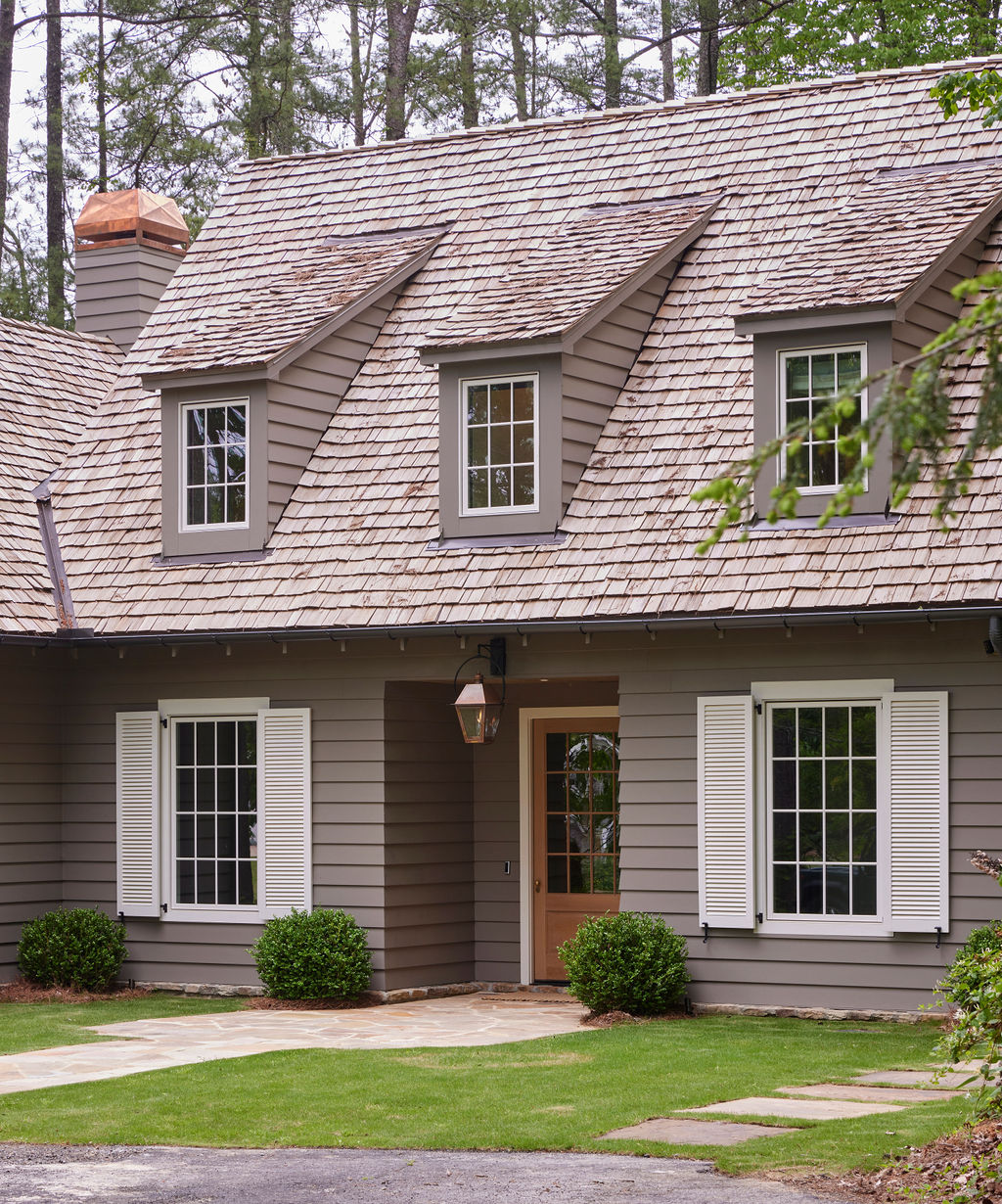 Cedar Shake Roof and Exterior of Cottage in Vestavia Lake, Vestavia Hills | Twin Construction