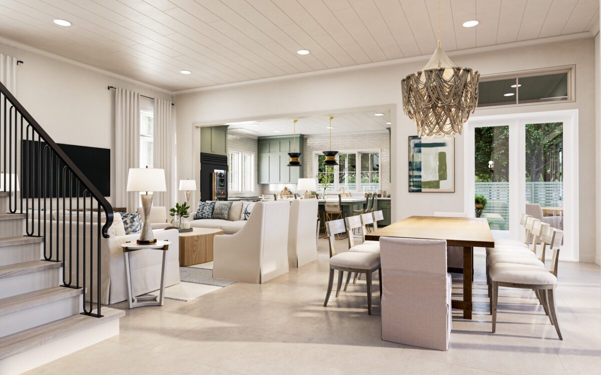 Dining and Living Room | Twin Construction