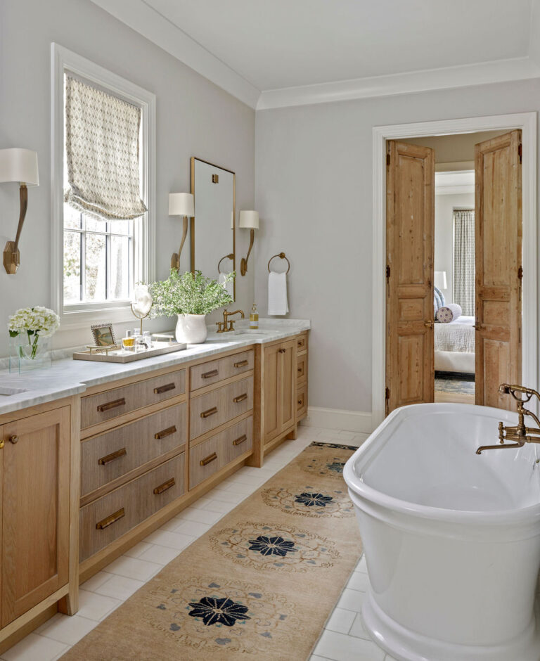 Reeded custom cabinets | Twin Construction